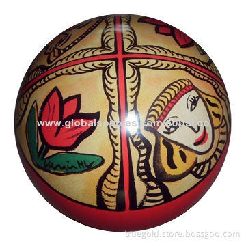 Ball-shaped Mini Gift Tin Box, Measures 125mm, Customized Designs AcceptedNew